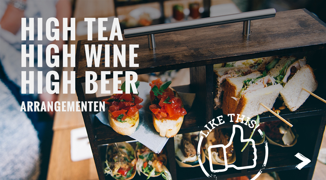 High tea, wine en beer arrangementen