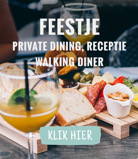 Feestje: private dining, receptie, walking diner